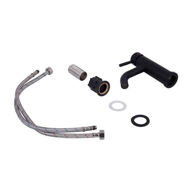 Змішувач для раковини Lidz Aria 0011F (k35) LDARI0011FBLA46092 Black Змішувач для раковини Lidz Aria 0011F (k35) LDARI0011FBLA46092 Black