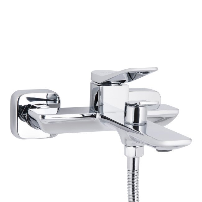 Змішувач для ванни Qtap Presto (з душовим гарнітуром) QTPRE259CRM45574 Chrome