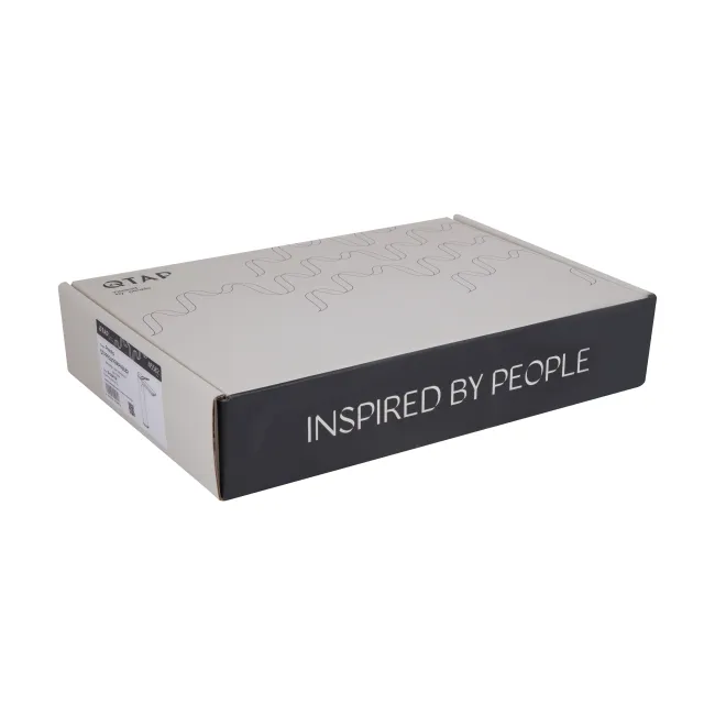 Змішувач для раковини Qtap Presto високий QTPRE269GRP45582 Graphite