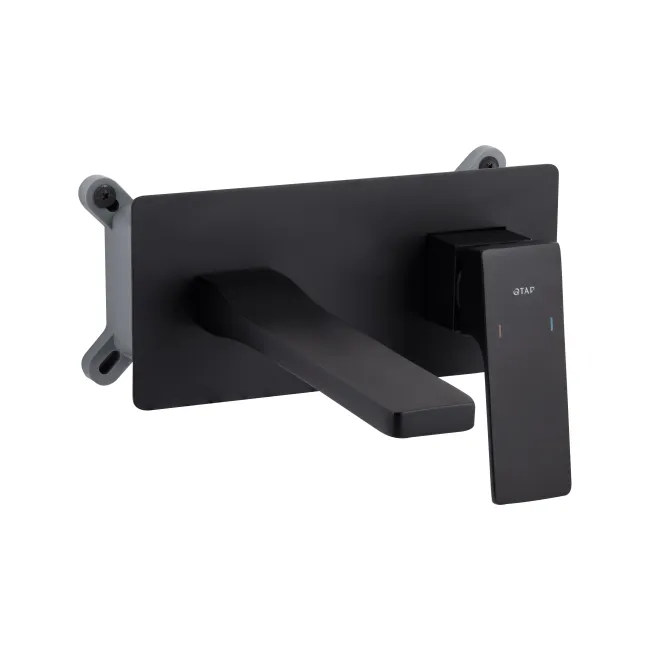 Змішувач для раковини Qtap Gemini прихованого монтажу QTGEM273BLM45694 Black Matt Змішувач для раковини Qtap Gemini прихованого монтажу QTGEM273BLM45694 Black Matt