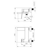 Змішувач для ванни Qtap Gemini Loopi з поворотним виливом (з душовим гарнітуром) QTGEM260CRM45701 Chrome Змішувач для ванни Qtap Gemini Loopi з поворотним виливом (з душовим гарнітуром) QTGEM260CRM45701 Chrome