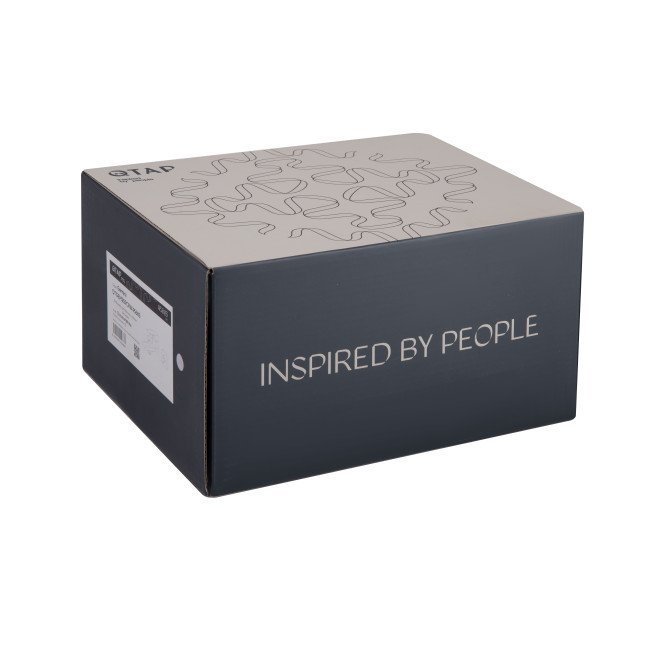 Змішувач для ванни Qtap Gemini Loopi з поворотним виливом (з душовим гарнітуром) QTGEM260CRM45701 Chrome Змішувач для ванни Qtap Gemini Loopi з поворотним виливом (з душовим гарнітуром) QTGEM260CRM45701 Chrome