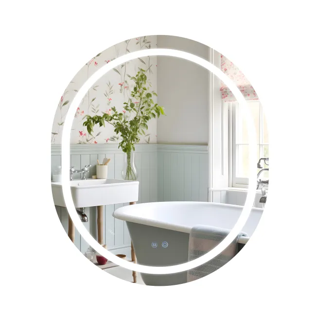 Дзеркало Qtap Gemini 800х700 з LED-підсвічуванням Touch, з антизапотіванням, з димером, рег. темп. кольору (3000-6500K) Reverse QT2578R8070 Дзеркало Qtap Gemini 800х700 з LED-підсвічуванням Touch, з антизапотіванням, з димером, рег. темп. кольору (3000-6500K) Reverse QT2578R8070
