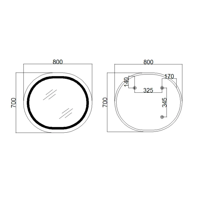 Дзеркало Qtap Gemini 800х700 з LED-підсвічуванням Touch, з антизапотіванням, з димером, рег. темп. кольору (3000-6500K) Reverse QT2578R8070 2 Дзеркало Qtap Gemini 800х700 з LED-підсвічуванням Touch, з антизапотіванням, з димером, рег. темп. кольору (3000-6500K) Reverse QT2578R8070 2