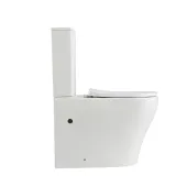 Унітаз підлоговий Qtap Virgo Ultra Quiet безобідковий з сидінням Soft-close WHITE QT18226092AW