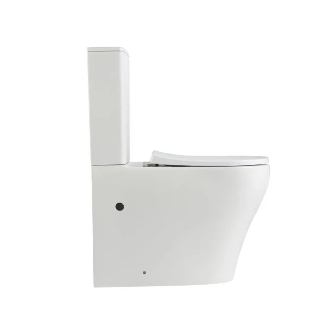 Унітаз підлоговий Qtap Virgo Ultra Quiet безобідковий з сидінням Soft-close WHITE QT18226092AW