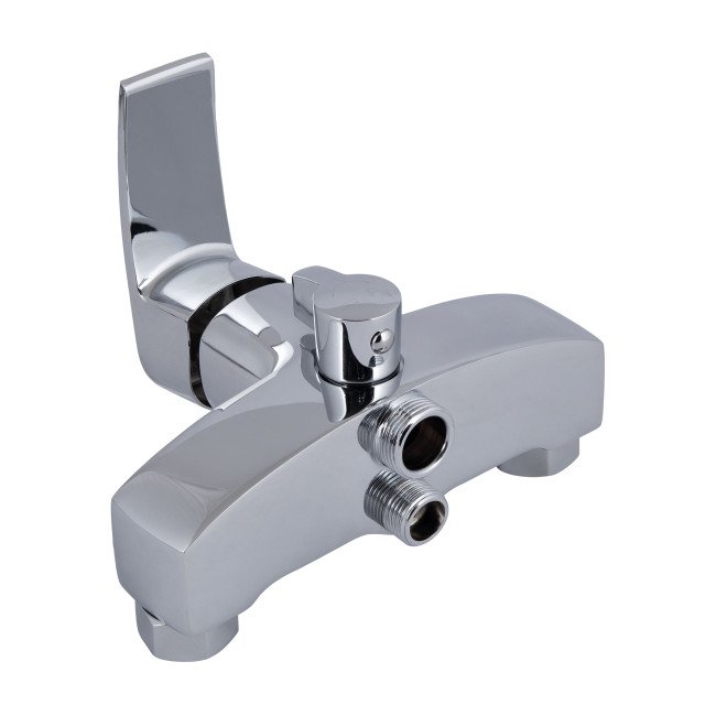 Змішувач для ванни Qtap Swan Eco з довгим поворотним виливом (з душовим гарнітуром) QTSWA2601CRM45533 Chrome Змішувач для ванни Qtap Swan Eco з довгим поворотним виливом (з душовим гарнітуром) QTSWA2601CRM45533 Chrome