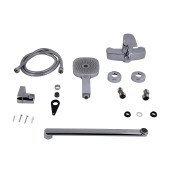 Змішувач для ванни Qtap Swan Eco з довгим поворотним виливом (з душовим гарнітуром) QTSWA2601CRM45533 Chrome Змішувач для ванни Qtap Swan Eco з довгим поворотним виливом (з душовим гарнітуром) QTSWA2601CRM45533 Chrome