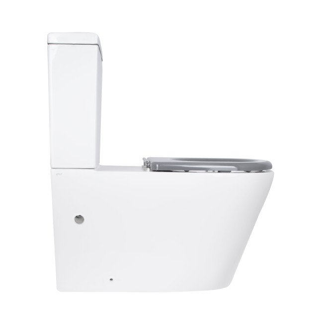 Унітаз підлоговий Qtap Freedom інклюзивний Rimless безобідковий з сидінням Soft-close WHITE QT22226098W Унітаз підлоговий Qtap Freedom інклюзивний Rimless безобідковий з сидінням Soft-close WHITE QT22226098W