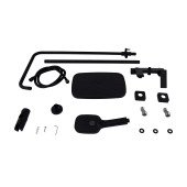 Душова система універсальна Qtap Gemini на три споживача (з виливом) QTGEM111BLM45686 Black Matt