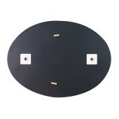 Дзеркало Lidz Latwa 140.07.11 425х575 настінне овальне з декором LD78LA4257