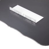 Дзеркало Lidz Sofi 140.07.05 480х675х100 настінне з 3-ма полицями асиметричне, зі світильником LD78SO4867