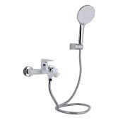 Змішувач для ванни Qtap Jay (з душовим гарнітуром) QTJAY259CRW45553 Chrome/White Змішувач для ванни Qtap Jay (з душовим гарнітуром) QTJAY259CRW45553 Chrome/White