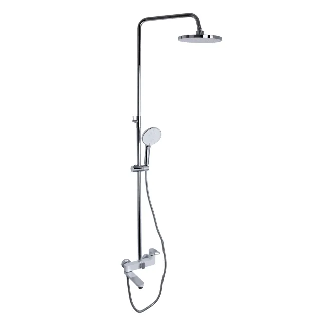 Душова система універсальна Qtap Jay на три споживача (з виливом) QTJAY111CRW45555 Chrome/White Душова система універсальна Qtap Jay на три споживача (з виливом) QTJAY111CRW45555 Chrome/White