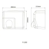Сушарка для рук HOTEC 11.222 Stainless Steel