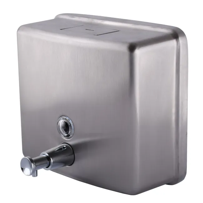 Дозатор рідкого мила HOTEC 13.115-1,2L горизонтальний 1200мл,(158*180*69мм)Stainless Steel SUS304 2 Дозатор рідкого мила HOTEC 13.115-1,2L горизонтальний 1200мл,(158*180*69мм)Stainless Steel SUS304 2