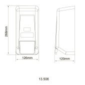 Дозатор рідкого мила HOTEC 13.506 ABS White пластик 1000мл Дозатор рідкого мила HOTEC 13.506 ABS White пластик 1000мл