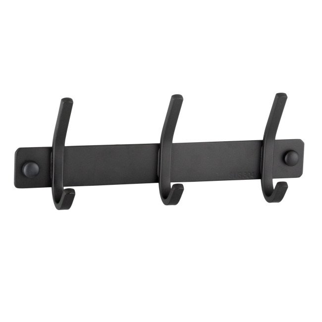 Планка з гачками Globus Lux BQ9435-3 чорна матова SUS304 2