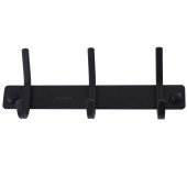 Планка з гачками Globus Lux BQ9435-3 чорна матова SUS304 Планка з гачками Globus Lux BQ9435-3 чорна матова SUS304