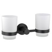 Стакан подвійний Globus Lux BS8428 чорний матовий SUS304 Стакан подвійний Globus Lux BS8428 чорний матовий SUS304