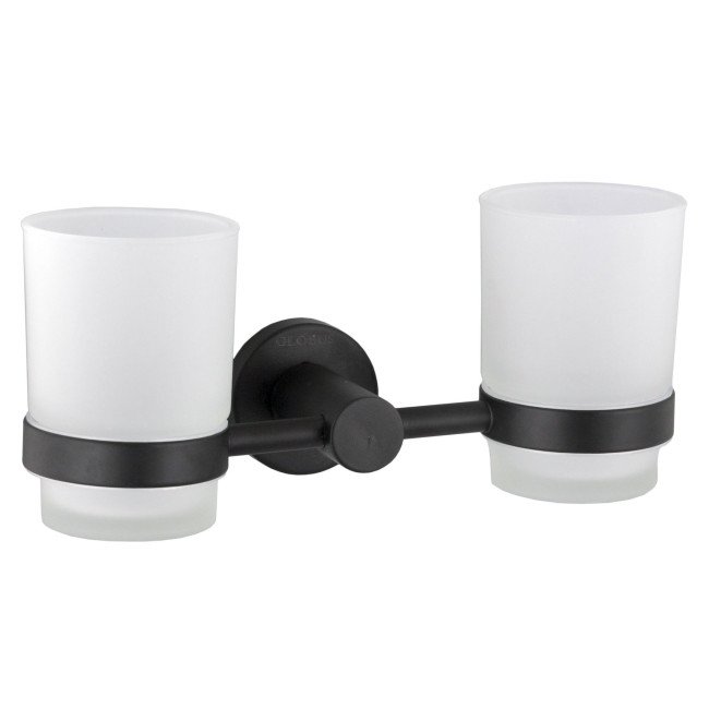 Стакан подвійний Globus Lux BS8428 чорний матовий SUS304 Стакан подвійний Globus Lux BS8428 чорний матовий SUS304