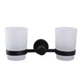 Стакан подвійний Globus Lux BS8428 чорний матовий SUS304 Стакан подвійний Globus Lux BS8428 чорний матовий SUS304