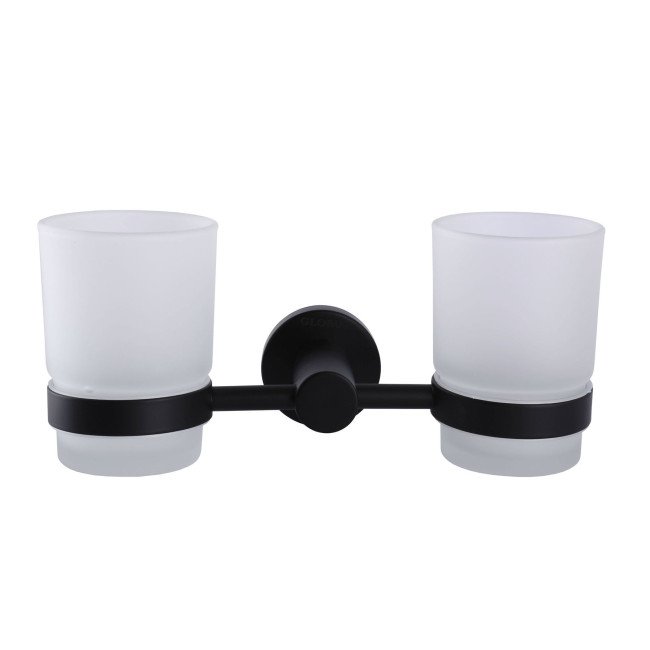 Стакан подвійний Globus Lux BS8428 чорний матовий SUS304 Стакан подвійний Globus Lux BS8428 чорний матовий SUS304