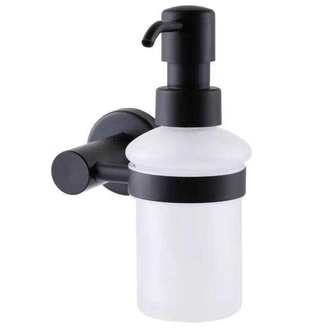 Дозатор рідкого мила Globus Lux BS8433 чорний матовий SUS304 Дозатор рідкого мила Globus Lux BS8433 чорний матовий SUS304
