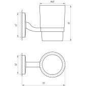 Стакан одинарний Perfect Sanitary Appliances RM 1101