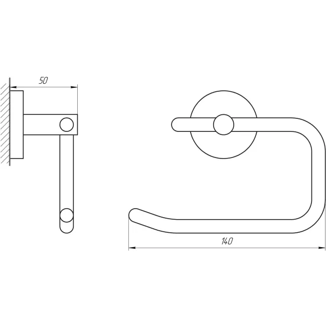 Тримач туалетного паперу Perfect Sanitary Appliances SP 8116 2 Тримач туалетного паперу Perfect Sanitary Appliances SP 8116 2
