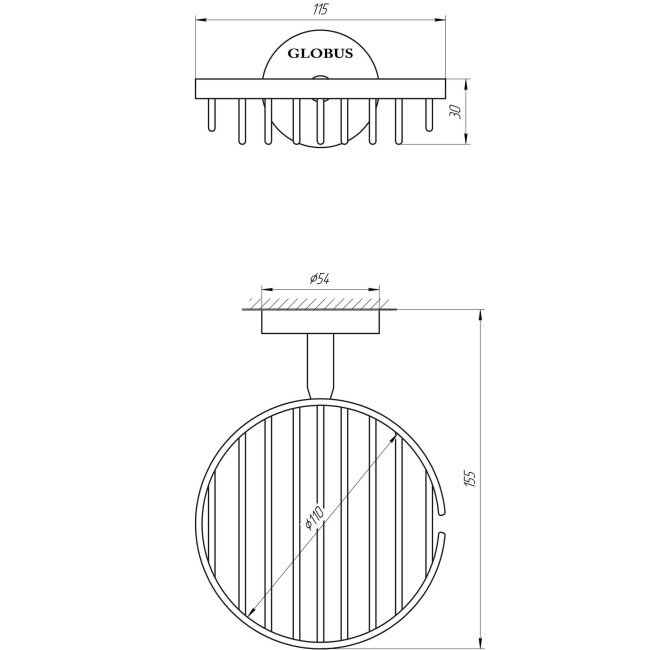 Мильниця Globus Lux SS 8424  SUS304 2