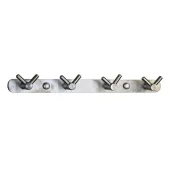 Планка з  гачками Globus Lux SS8435-4  SUS304