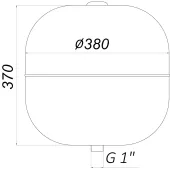 Гідроакумулятор з фіксованою мембраною  35л ZILMET HYDRO-pro 10bar ( 11A0003500 )