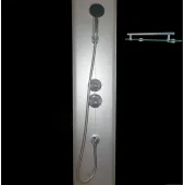Душовий бокс асиметричний лівий OBRA H120GBSL (H120BL) BRAVO (3уп.)