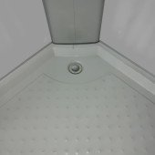 Душовий бокс півкруглий WISLOK L90FFS (L90F) BRAVO (3уп.)