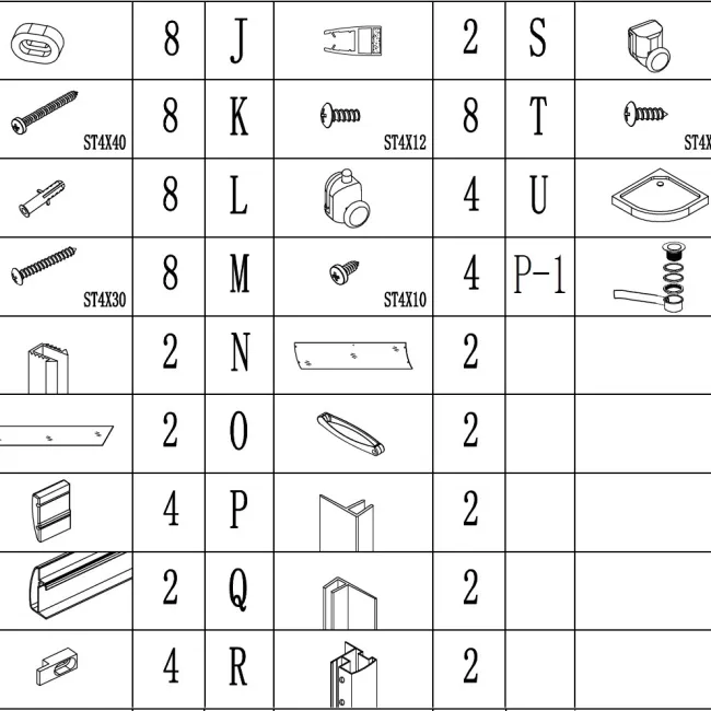 Душова кабіна півкругла DRAWA L90TB.Mosaic (L90B.Mosaic) BRAVO (2уп.)