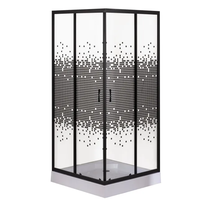 Душова кабіна квадратна NER L90TB.Mosaic (L90B.Mosaic) BRAVO (2уп.) Душова кабіна квадратна NER L90TB.Mosaic (L90B.Mosaic) BRAVO (2уп.)