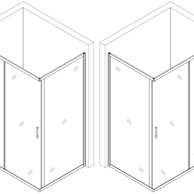 Душова кабіна прямокутна без піддона NISA N120TC (N120T) BRAVO (1уп.) Душова кабіна прямокутна без піддона NISA N120TC (N120T) BRAVO (1уп.)