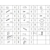 Душова кабіна квадратна ODRA L90FS (L90) BRAVO (2уп.)