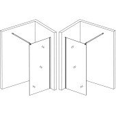 Душова перегородка LEGA 90TC (90T) BRAVO (1уп.) Душова перегородка LEGA 90TC (90T) BRAVO (1уп.)