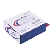 Набір Кран вентильний кутовий з американкою SOLOMON LUX 1/2″ WHITE 7777 (1уп.)