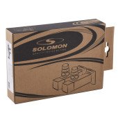 Набір Кран напівобертовий кутовий з американкою SOLOMON LUX 1/2″ CUBE CHROM 8888 (1уп.)