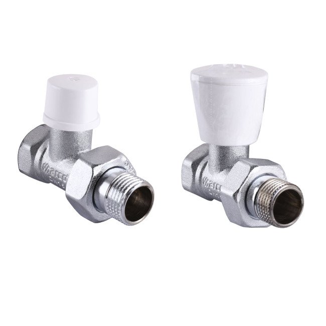 Набір Крани радіаторні прямі ARCO 1/2″ подача + зворотка KC013 KCM13 Набір Крани радіаторні прямі ARCO 1/2″ подача + зворотка KC013 KCM13