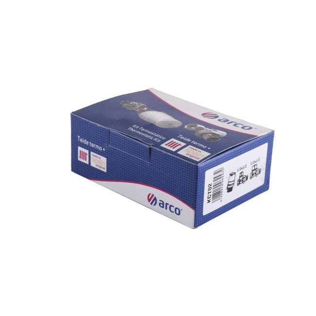 Набір Крани радіаторні прямі ARCO 1/2″ подача + зворотка + термоголовка KCT02 М30 2 Набір Крани радіаторні прямі ARCO 1/2″ подача + зворотка + термоголовка KCT02 М30 2