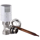 Вузол пiдмiшування з термоголовкою ECO 01A-5 3/4″х3/4″ кутовий