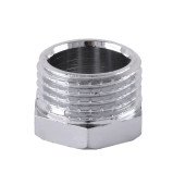 Заглушка з зовнішньою різьбою SOLOMON 3/4″ хром 4001