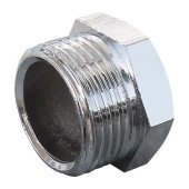 Заглушка з зовнішньою різьбою SOLOMON 1″ хром 4001 Заглушка з зовнішньою різьбою SOLOMON 1″ хром 4001