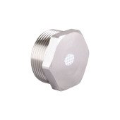Заглушка з зовнішньою різьбою SOLOMON 1 1/2″ нікель 4001