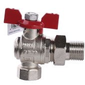 Кран кульовий ARCO  1/2″ SENA 154303 кутовий з американкою (754303)