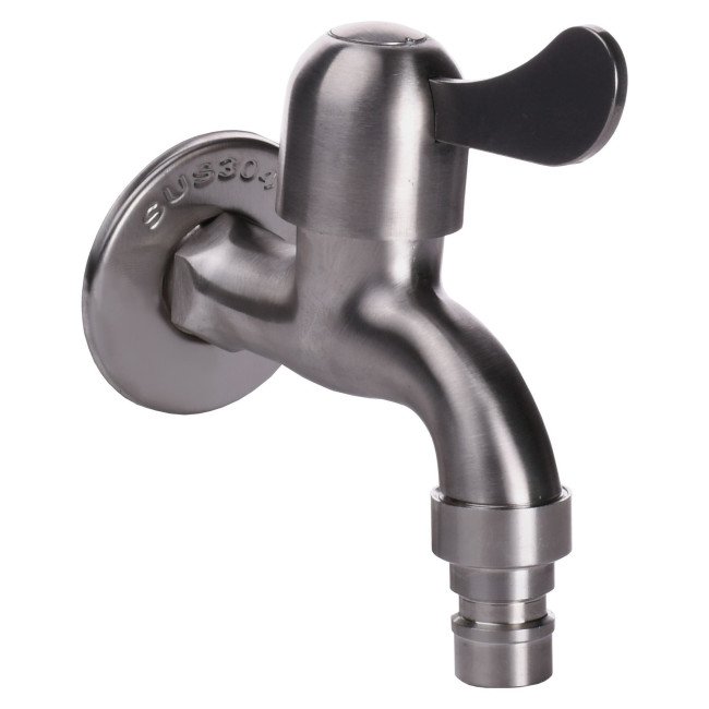 Кран кульовий для поливу Q PROFESSIONAL 1/2″ NV-QP3003 SUS304 нержавійка 2